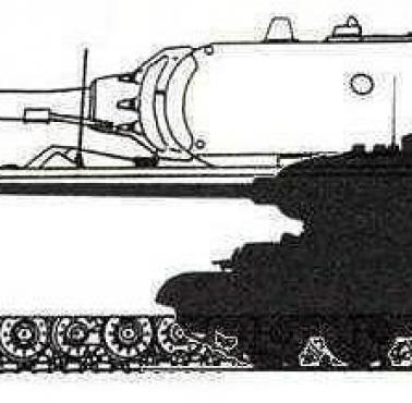 Prototyp superciężkiego czołgu niemieckiego Pz.Kpfw. VIII Maus oraz masowo produkowanego sowieckiego T-34-85