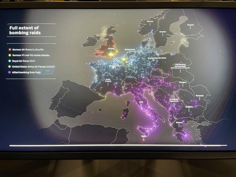 Cele brytyjskich, niemiecki, amerykańskich bombardowań w Europie podczas II wojny światowej