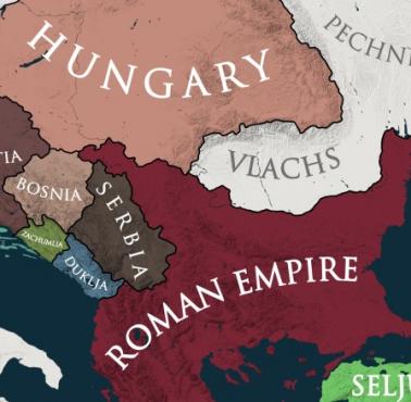 Serbia, Bośnia, Księstwo Dukli i Chorwacja w 1090 roku