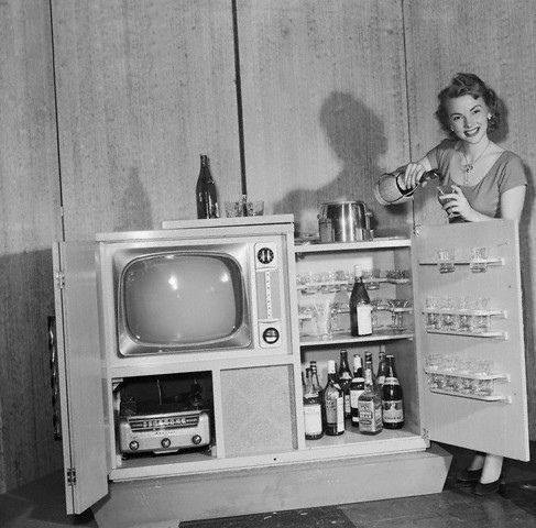 TV i barek, Chicago, 1951