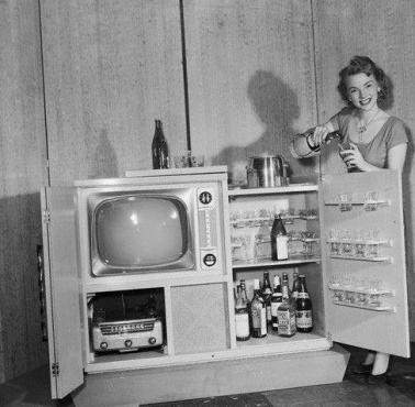 TV i barek, Chicago, 1951