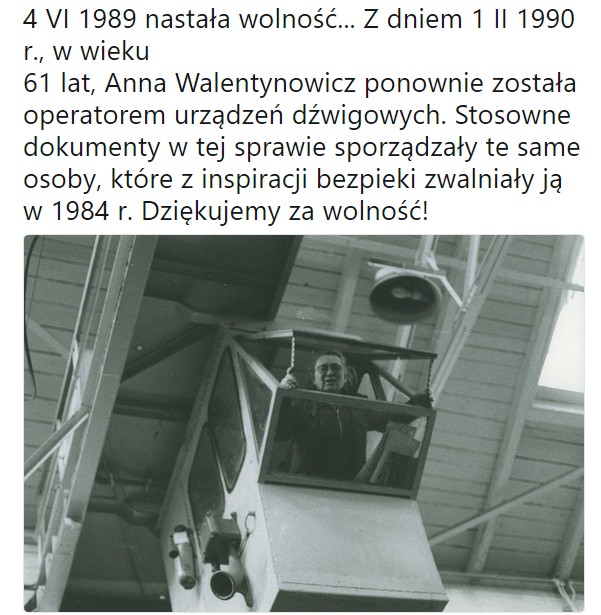 Historia bohaterki Solidarności - Anny Walentynowicz, 1990