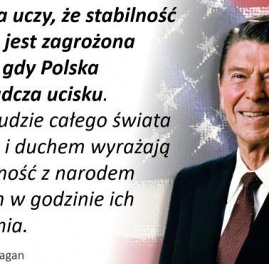 Ronald Reagan o Polsce