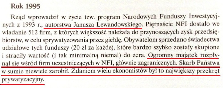 NFI (Narodowe Fundusze Inwestycyjne), 1995