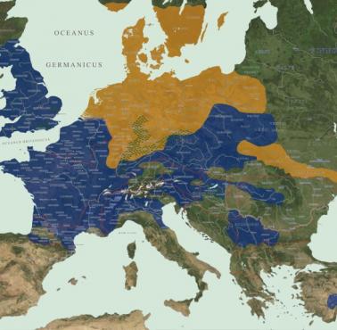 Plemienna mapa starożytnej Europy