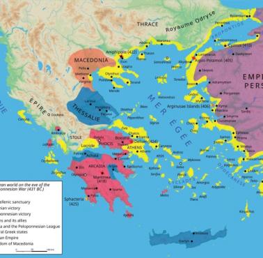 Grecja w 431 roku p.n.e.