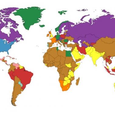 Najpopularniejszy sport zespołowy w każdym kraju wg.Googla (bez piłki nożnej)