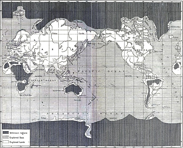 Mapa nieodkrytego świata, 1881