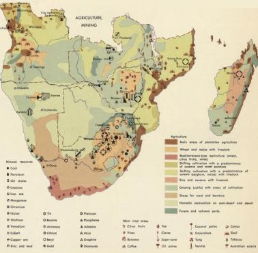 Rolnictwo, górnictwo w Afryki Południowej (lata 60. XX wieku), 1967
