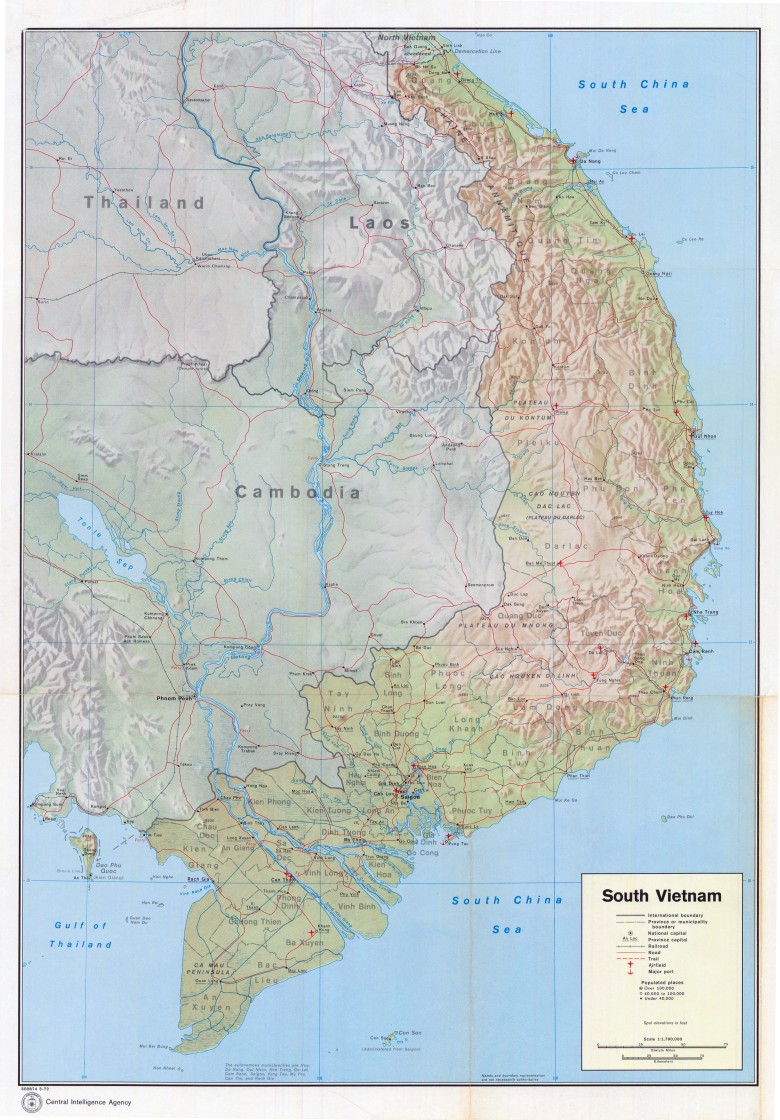 Wietnam, Kambodża, Laos w 1972 roku, CIA