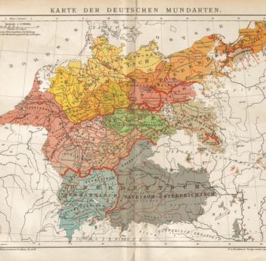 Mapa niemieckich dialektów