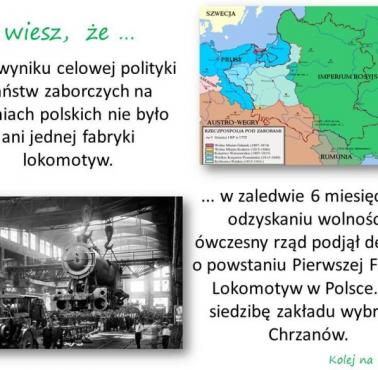 Państwa zaborcze i pierwsza fabryka lokomotyw w odrodzonej Polsce