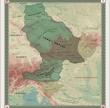 Pierwsze państwa słowiańskie - Samo's 631-658 rok n.e.