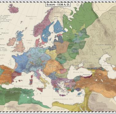 Europa w 1330 roku