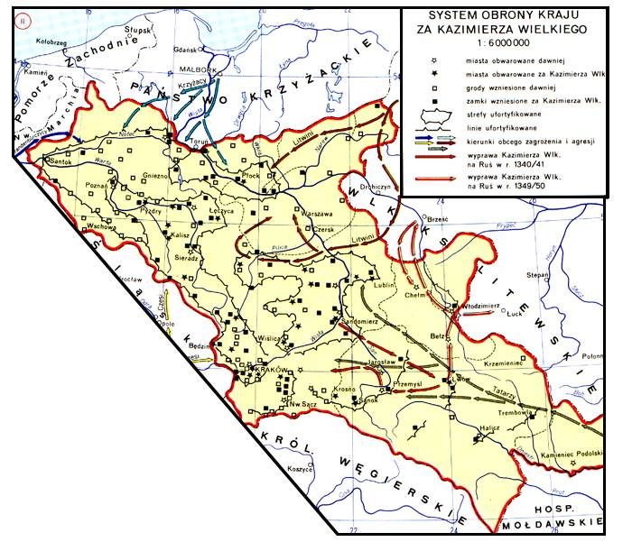 System obrony kraju w czasach Kazimierza Wielkiego