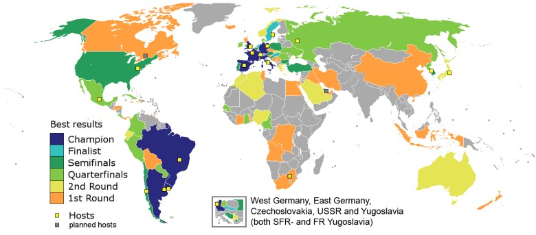 Wszyscy zwycięzcy pucharu świata w piłce nożnej