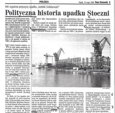 Historia upadku Stoczni