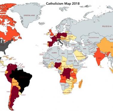 Liczba katolików w danym kraju