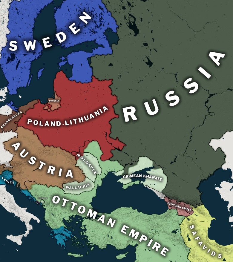 Europa Wschodnia i Bałkany pod koniec XVII wieku