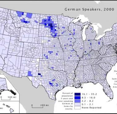 Niemieckojęzyczni Amerykanie, 2000