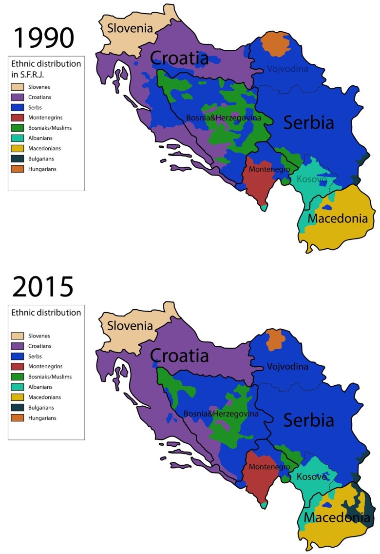 Bałkany przed i po wojnie, 1991-1995
