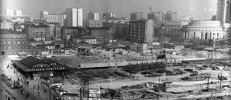 Warszawa Centralna w 1974 roku