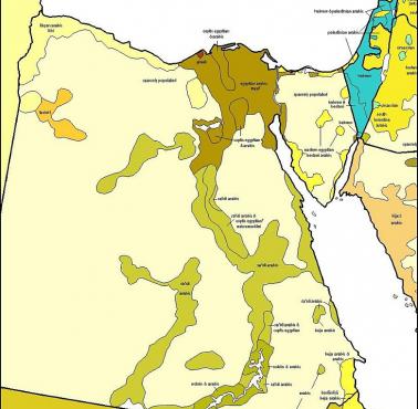Lingwistyczna mapa Egiptu