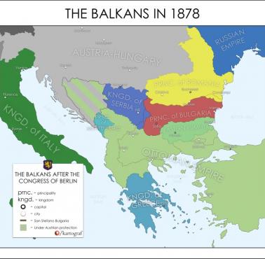 Bałkany po kongresie berlińskim w 1878 roku