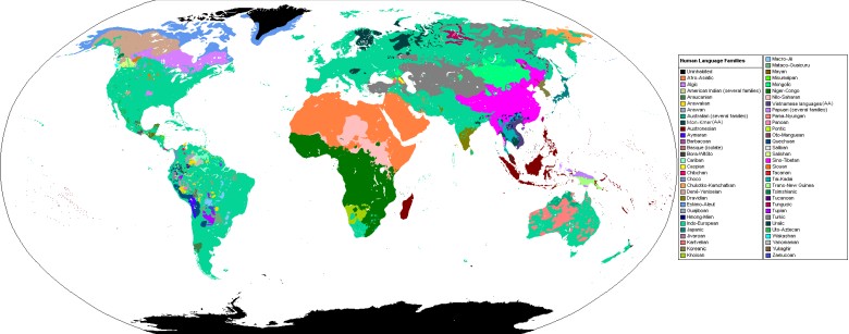 Mapa językowa świata