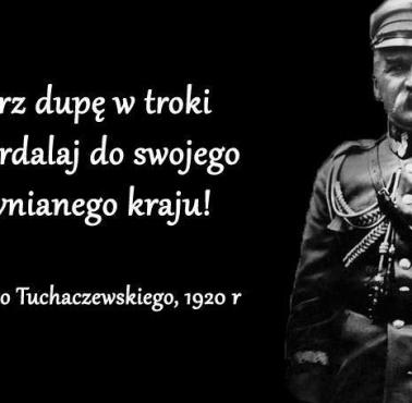Krótko i zwięźle Piłsudski do Tuchaczewskiego, 1920
