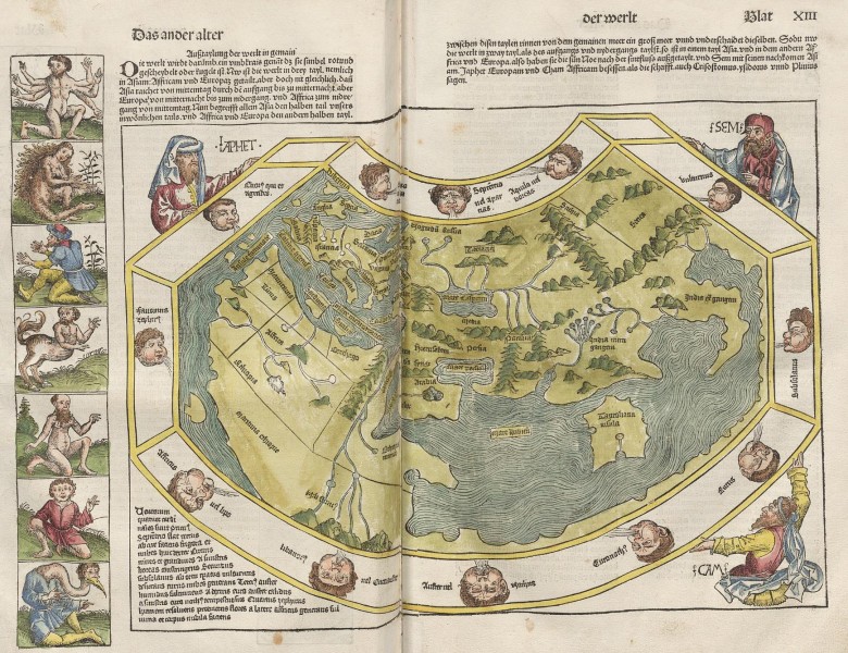 Mapa świata z 1493 roku