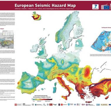 Europejska mapa zagrożeń sejsmicznych