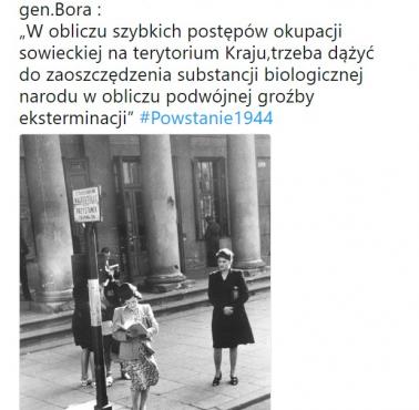 Kilka dni przed Godziną "W" celowo wstrzymana depesza gen.Sosnkowskiego do gen.Bora  „W obliczu szybkich postępów okupacji ..."