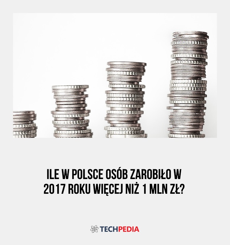 Ile w Polsce osób zarobiło w 2017 roku więcej niż 1 mln zł?