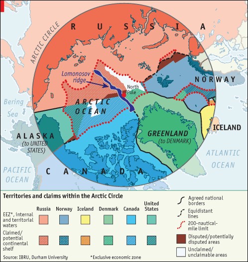 Roszczenia terytorialne wobec Arktyki