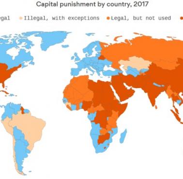 Kara śmierci na świecie, stan prawny 2017