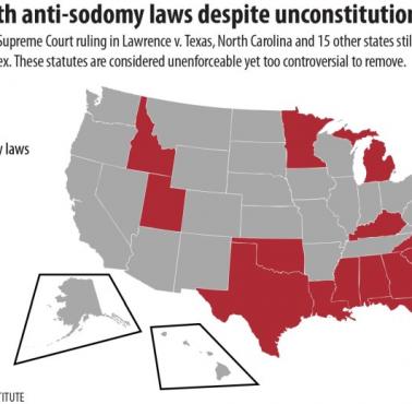 Stany USA, w których seks analny jest nielegalny