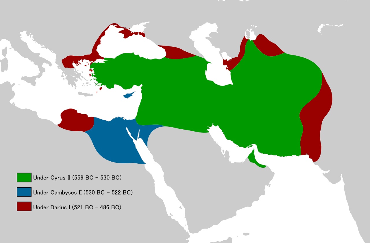 Ekspansja Imperium Achemenidów, 559 - 486 r. p.n.e.