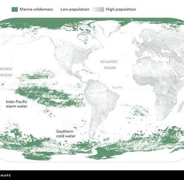 Tylko jedna ósma oceanu jest wolna od wpływu człowieka