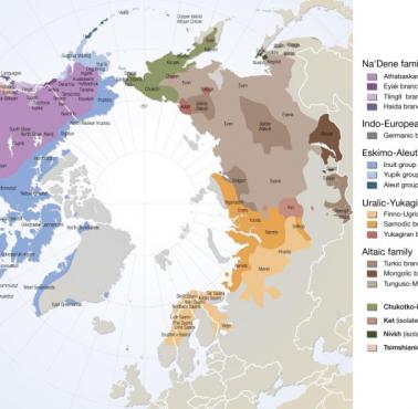 Natywna mapa języków arktycznych