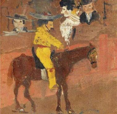 Obraz "The Picador" Pabla Picasso kiedy miał 8 lat, 1889