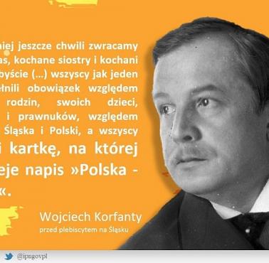 W 1920 r. Korfanty został mianowany przez rząd polski komisarzem plebiscytowym na Górnym Śląsku