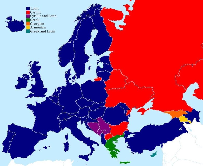 Systemy pisania w Europie
