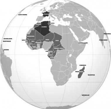 Posiadłości kolonialne imperium francuskiego w Afryce