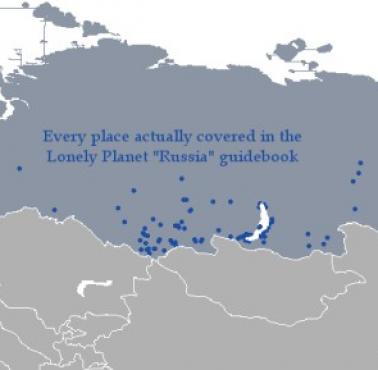 Miejsca w Rosji opisane w przewodnikach "Lonely Planet"