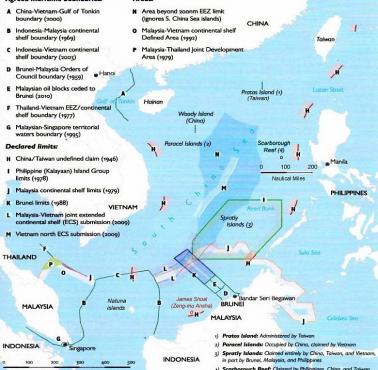 Roszczenia terytorialne na Morzu Południowochińskim