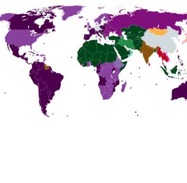 Największa grupa religijna według krajów