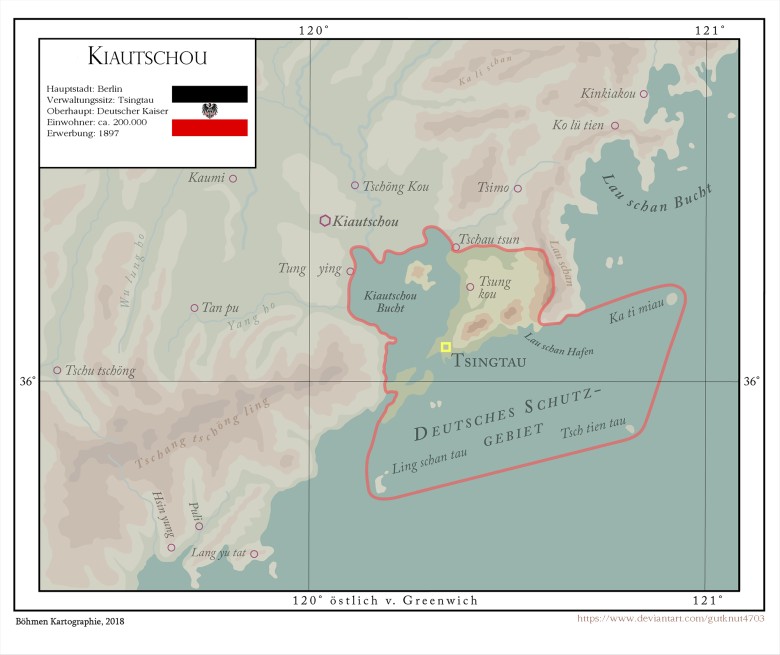 Jiaozhou - dawna niemiecka kolonia w Chinach