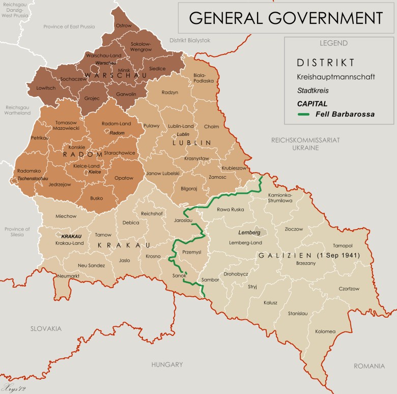 Generalne Gubernatorstwo od 1941 do 1944