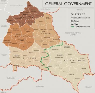 Generalne Gubernatorstwo od 1941 do 1944